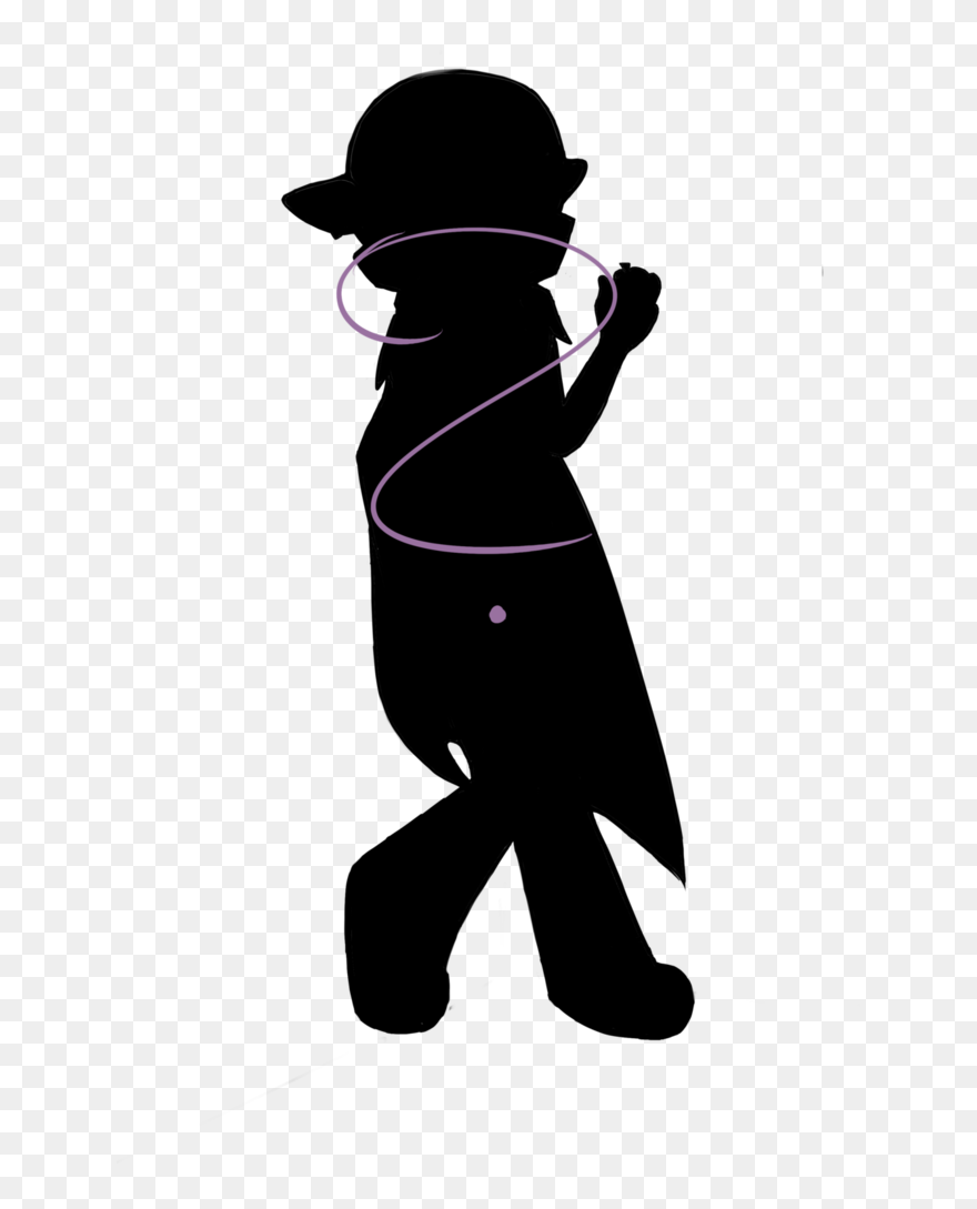 Silhouette Hat Character Clip Art - Illustration - Png Download