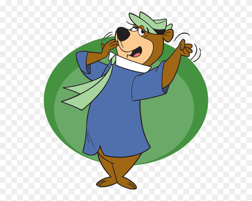 Sleepy Yogi Bear - Yogi Bear Clipart