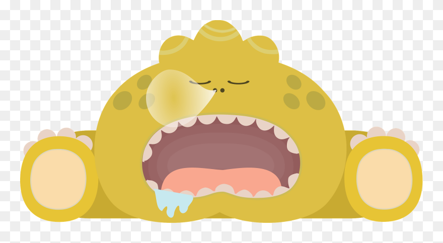 Sleepy Monster Clipart