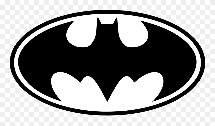 Superhero Logos Black And White Clipart
