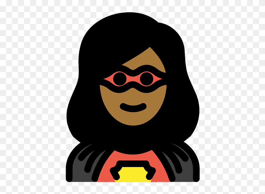 Woman Superhero Emoji Clipart - Charing Cross Tube Station - Png Download