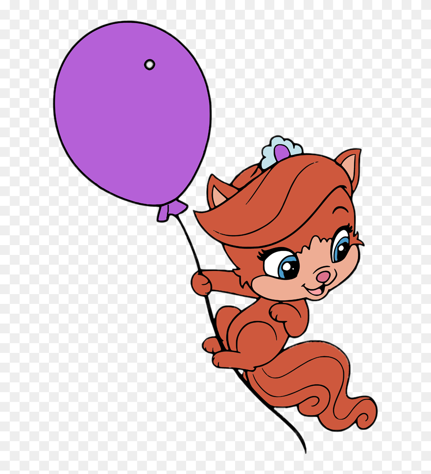 Whisker Haven Treasure Holding Balloon - Whisker Haven Treasure Clipart