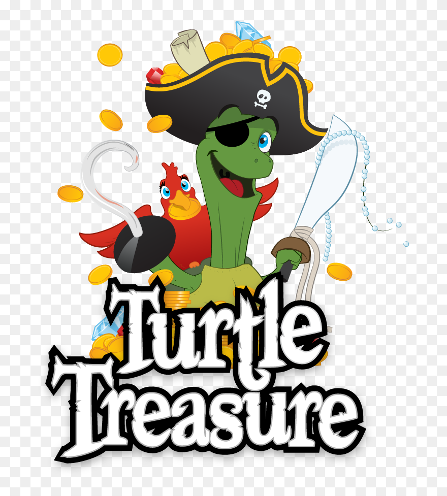 Logo Tt Piraat Turtle - Cartoon Clipart