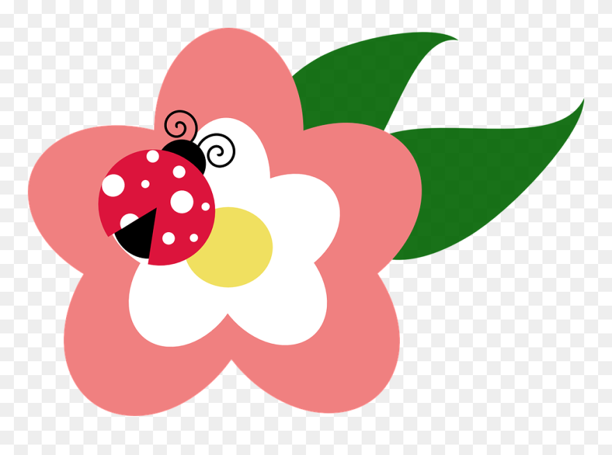 Cute Flower Clipart Pink - Png Download