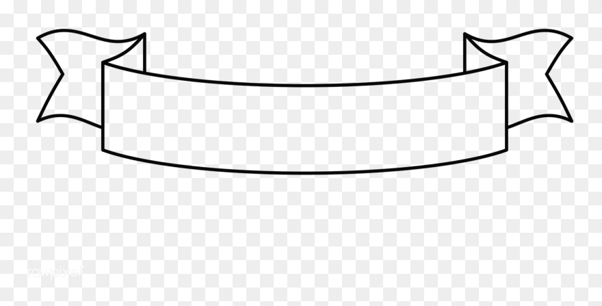 Blank Ribbon Banner Png - Transparent Ribbon Banner Clipart