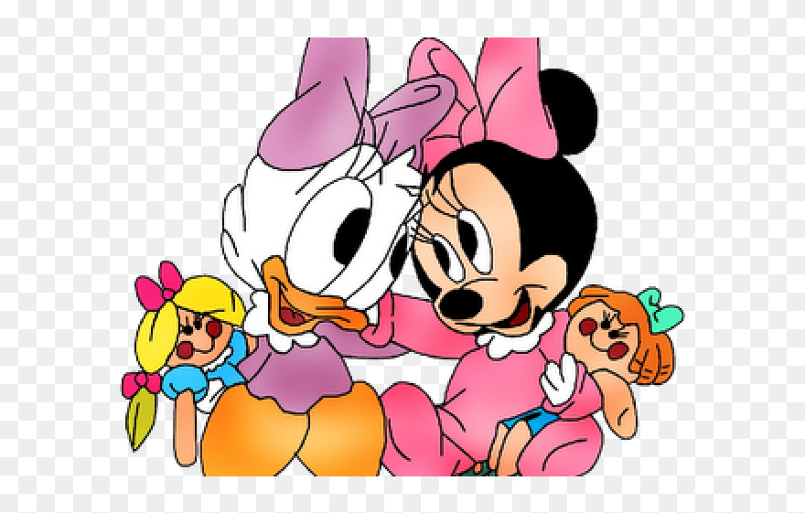Baby Minnie Mouse And Daisy Duck Clipart