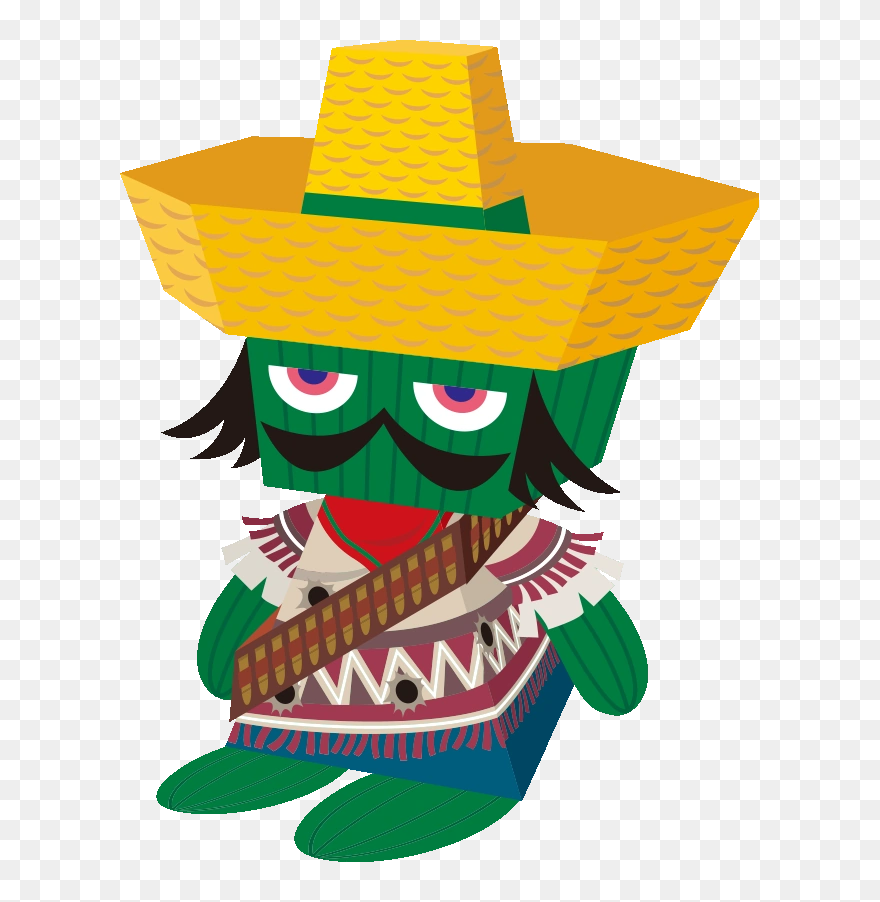 Gregory Horror Show Cactus Gunman Clipart