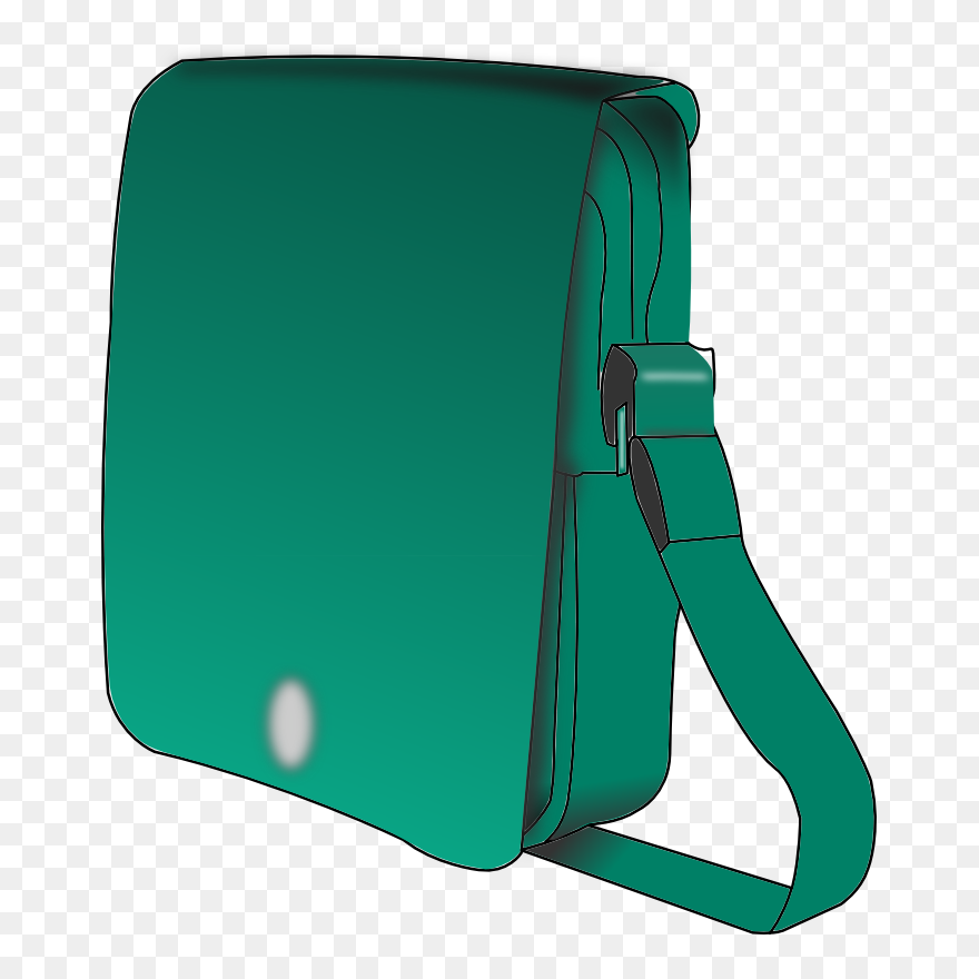 Clipart - Man Handbag - Tas Vector - Png Download