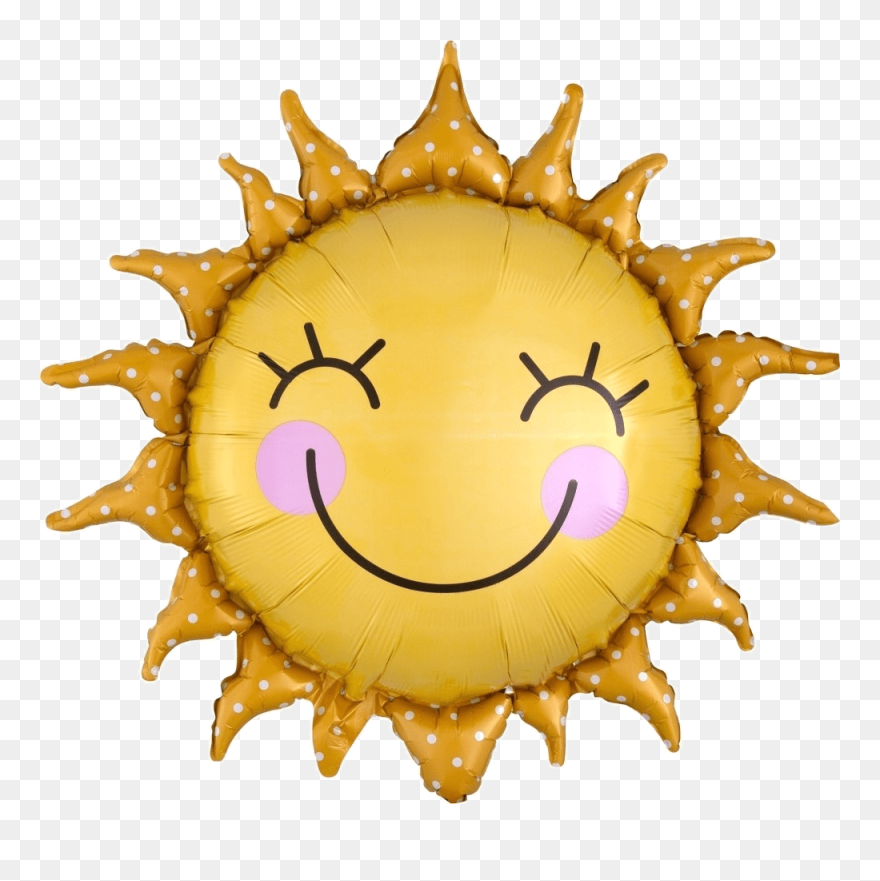 29 Anagram International 2451901 Sunshine Sun Shape - Sun Balloon Clipart