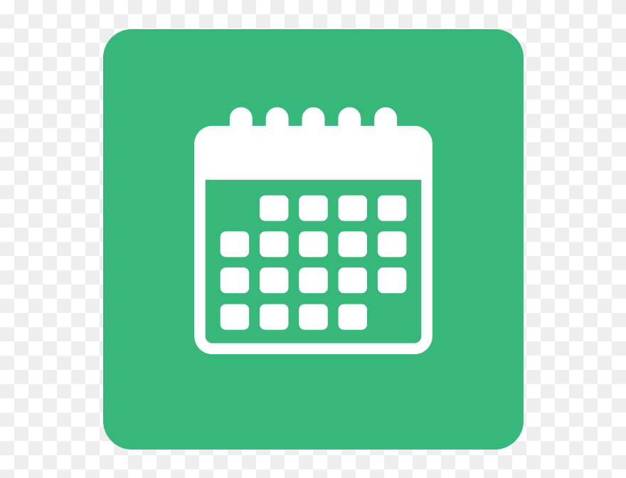 Calendar Icon Button Clipart