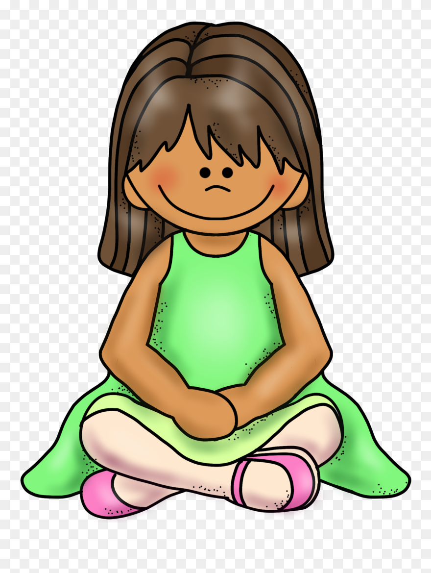 Carpet Clipart Oval Thing - Criss Cross Applesauce Clipart - Png Download