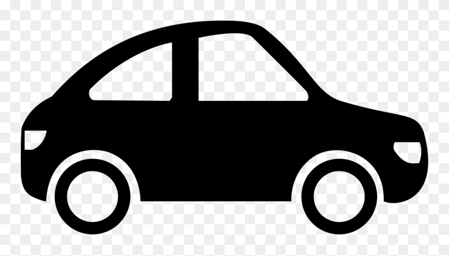 Transparent Car Image Png - Black And White Simple Car Clipart