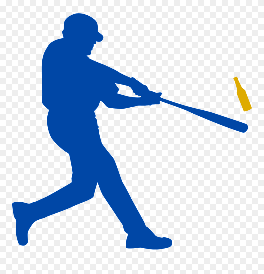 Baseball Player Silhouette Clipart