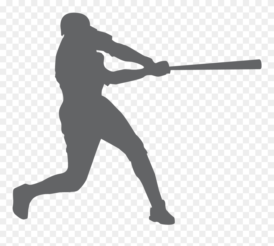 Baseball Bats Baseball Player Pitch Softball - Baseball Player Batting Clipart Png Transparent Png