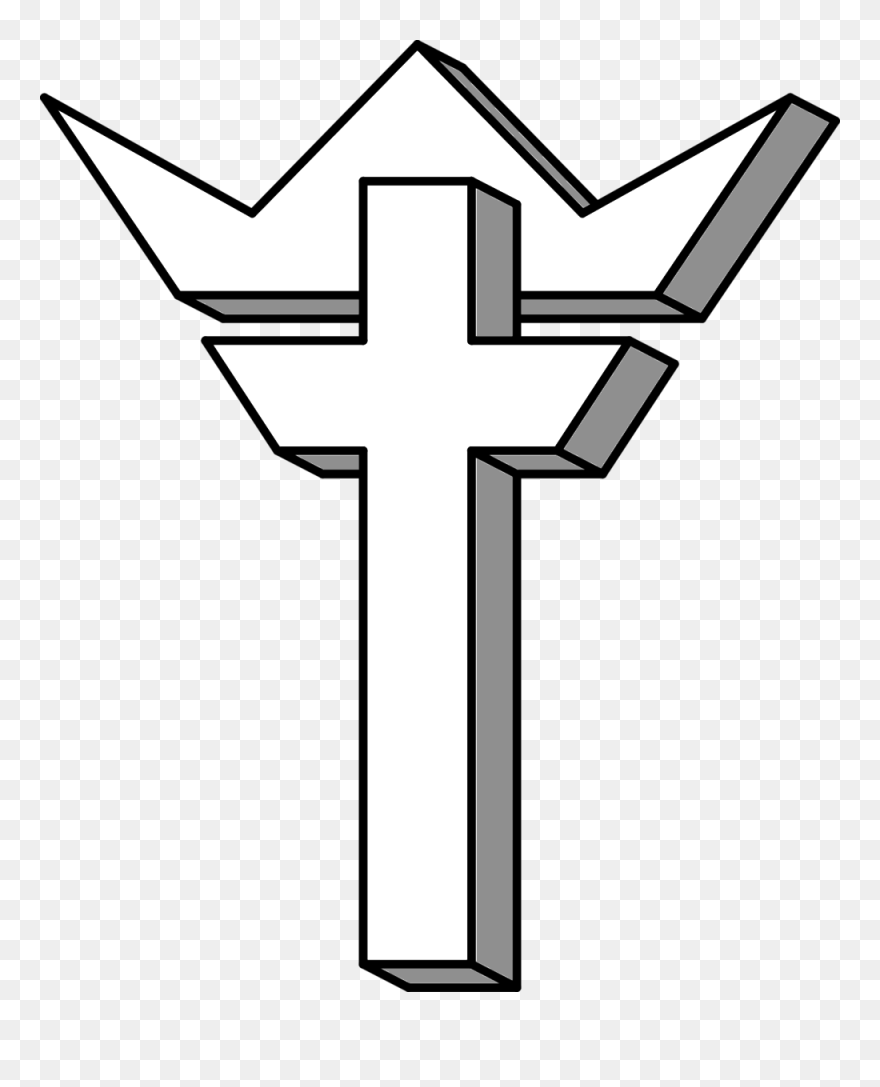 3dlogocoloredin - Feast Of Christ The King Symbol Clipart