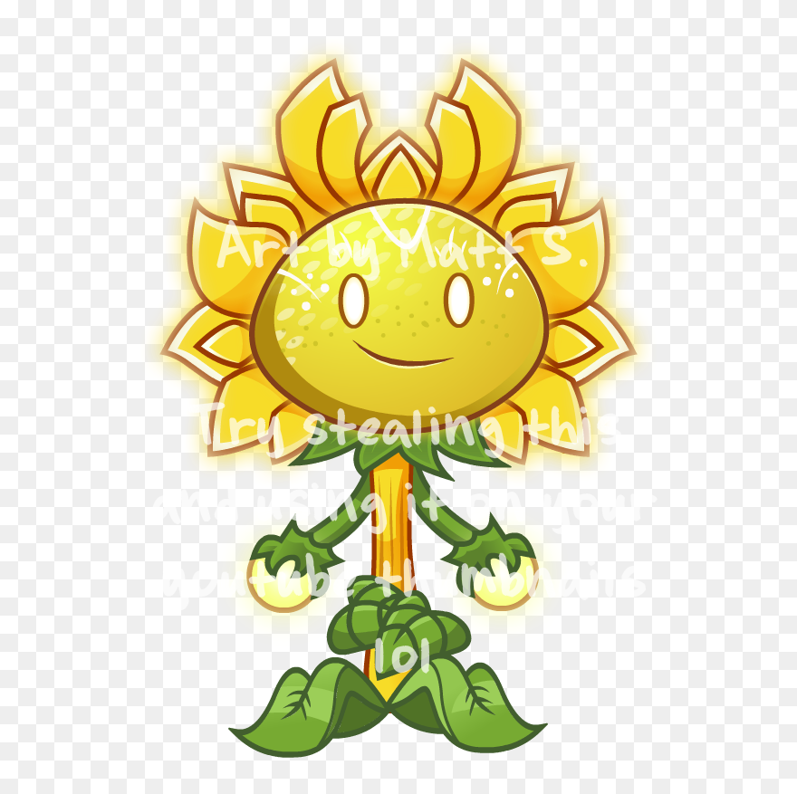 Transparent Sunflower Clipart Free - Plants Vs Zombies Sunflower Queen - Png Download