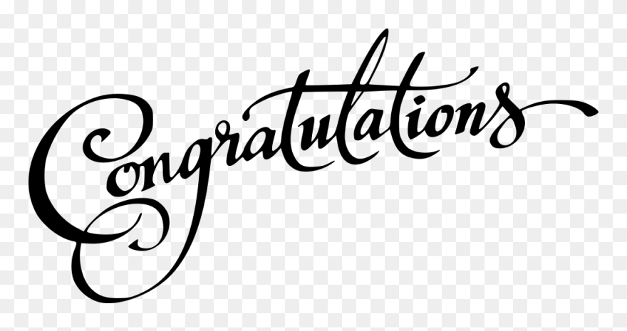 Congratulations Calligraphy Png Clip Freeuse Stock Transparent Png