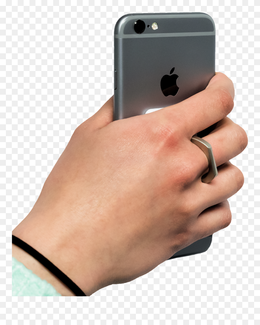 Cell Phone And Tablet Grip Stand Accessory - Mobile Phone Clipart