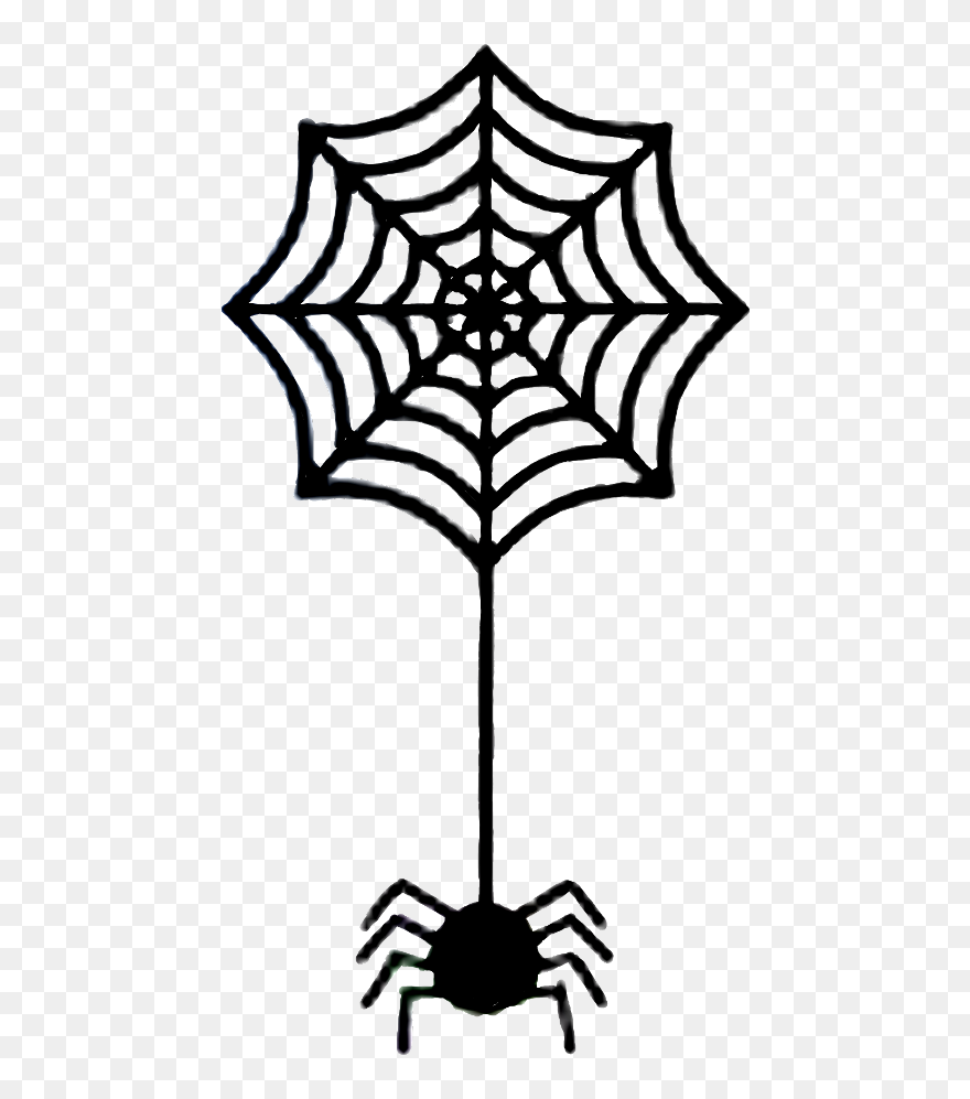 Spider Web Clipart Red - Png Download