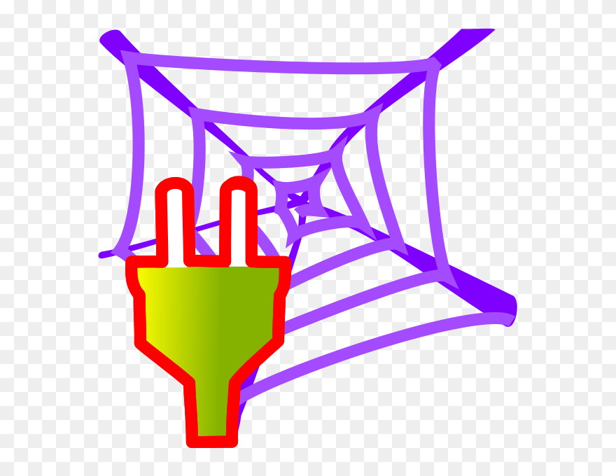 Socket Electric Clipart Png For Web - Spider Man Web Black Transparent Png