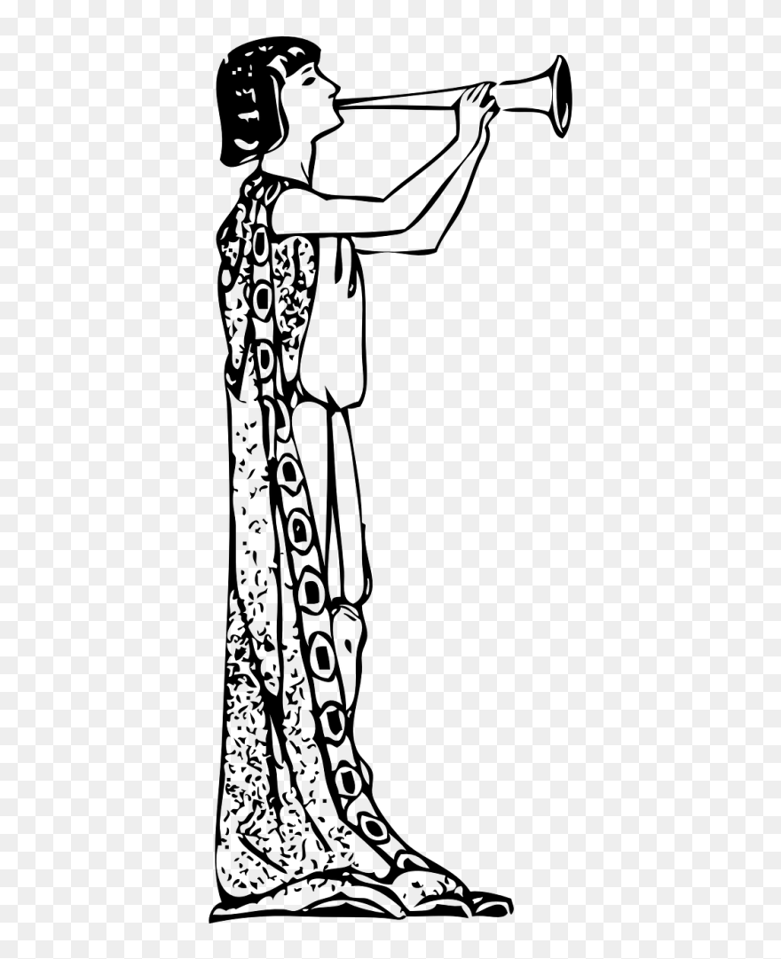 Woman Trumpet Person - Woman Trumpet Transparent Clipart