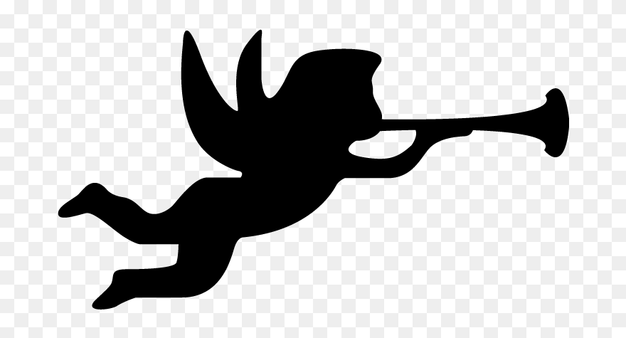 Trumpet Clip Art Black And White - Png Download