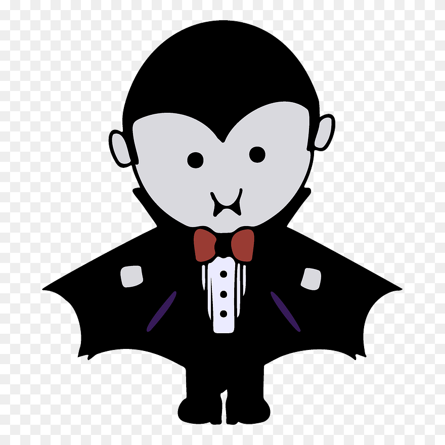 Chibi Dracula Clipart - Cute Halloween Costumes Png Transparent Png