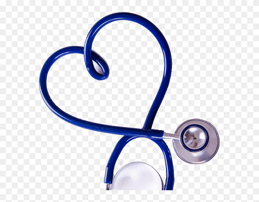 Heart Shaped Stethoscope Clipart Clipart Free Library - Heart Transparent Heart Stethoscope Background - Png Download