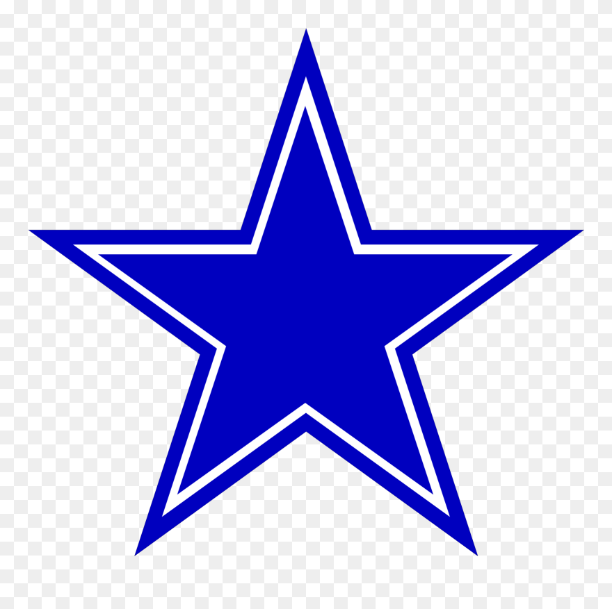 Dripping Dallas Cowboys Star Clipart