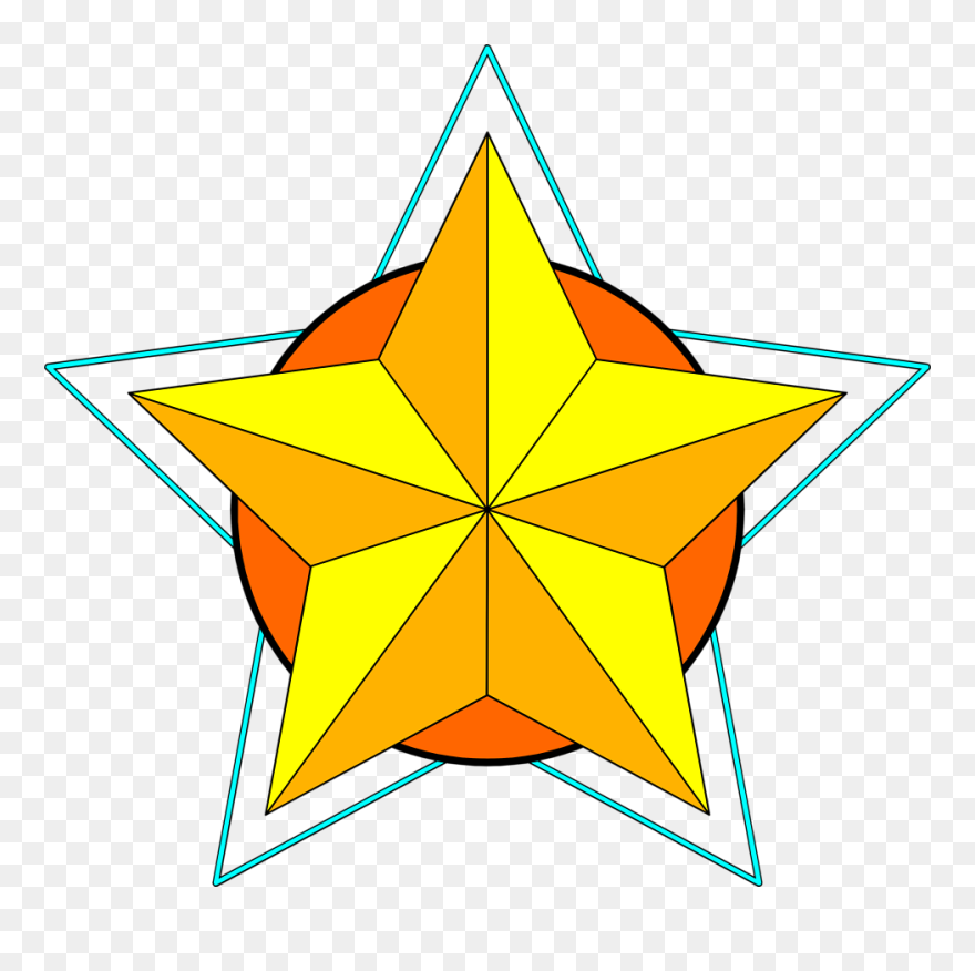 Star Objects Clipart Picture Black And White Stock - Png Download