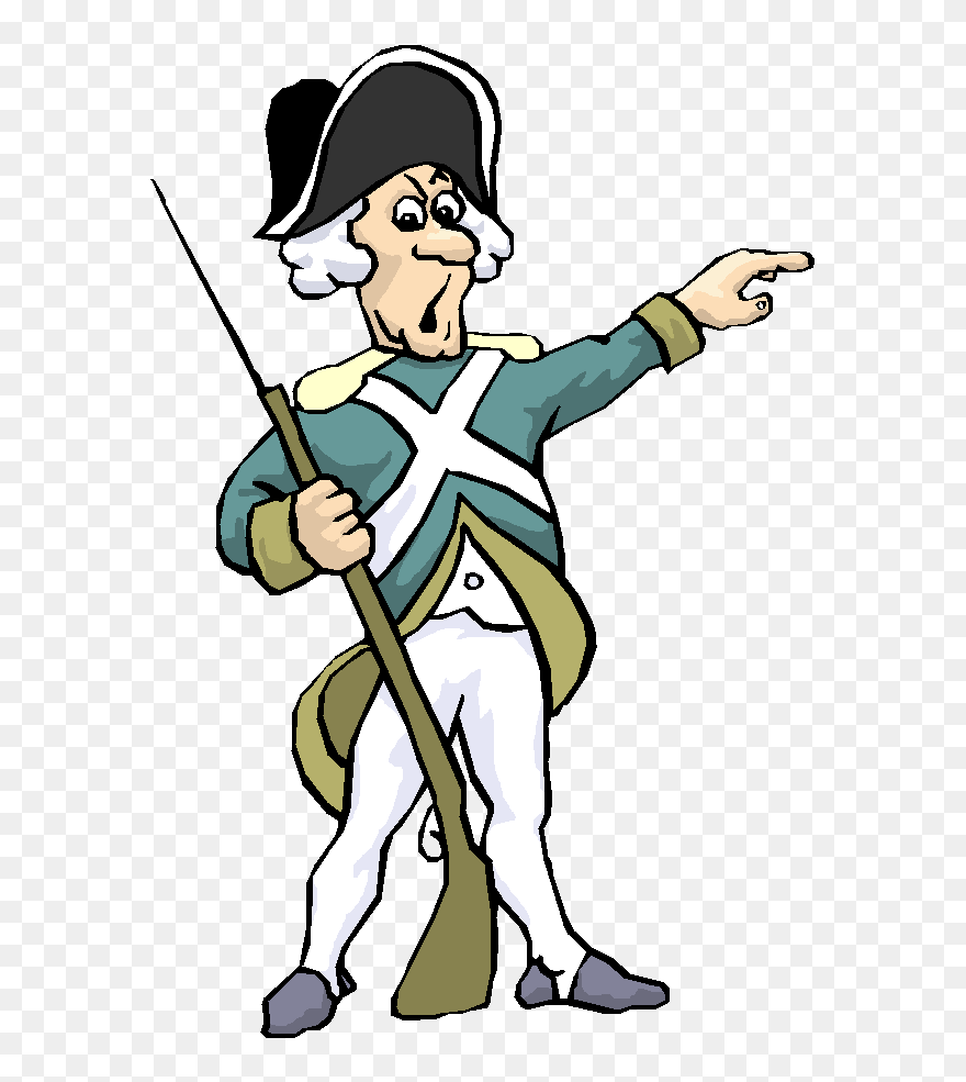 Transparent Soldier Clothing Male Standing Clipart - American Revolutionary War Soldier Animated - Png Download