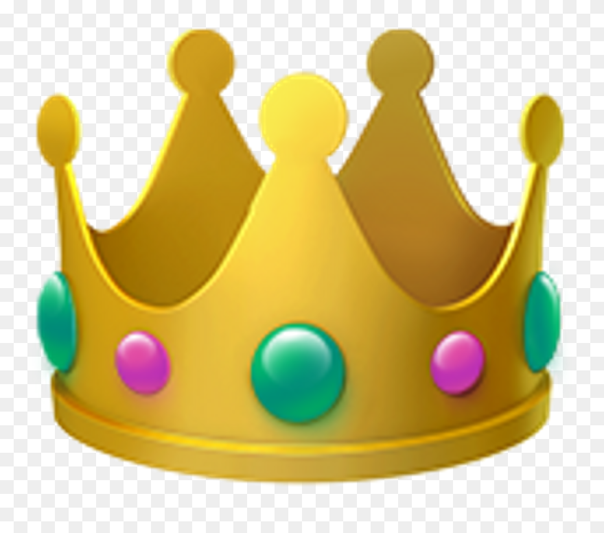 Drawn Crown Emoji - Transparent Background Crown Emoji Clipart