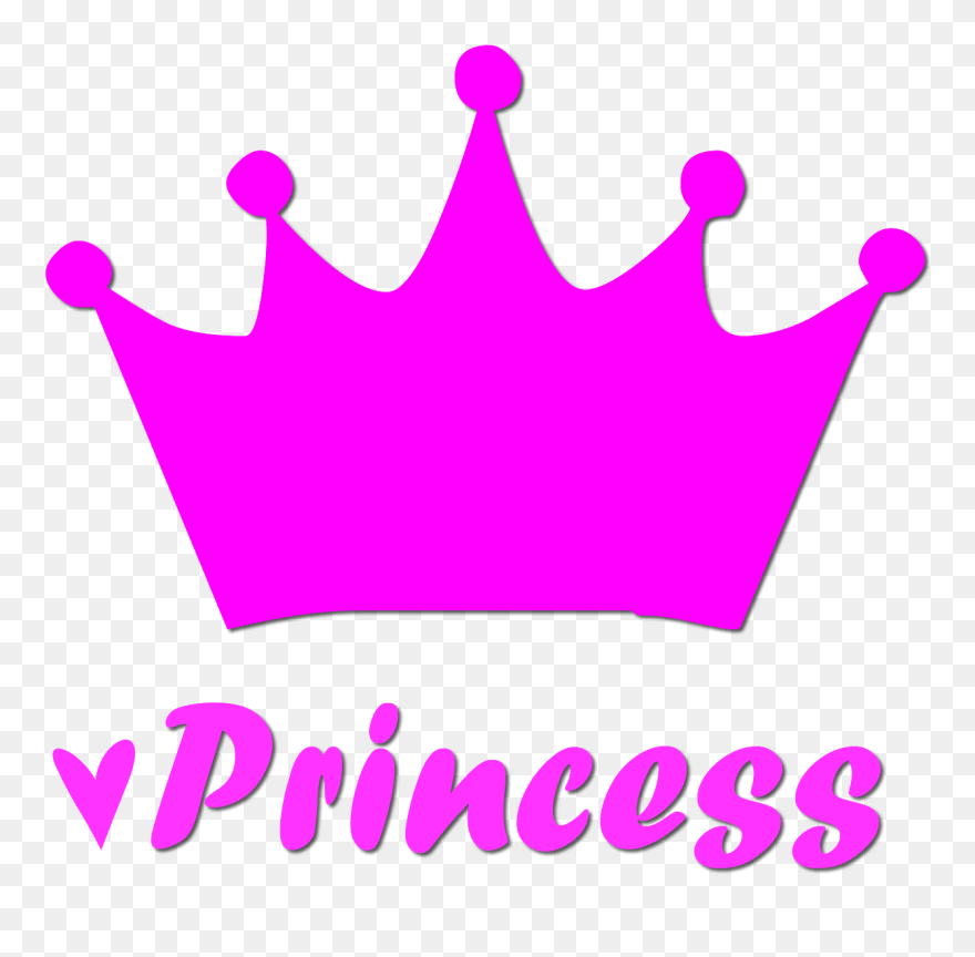 Princess Crown Silhouette - Princess Logo Png Clipart