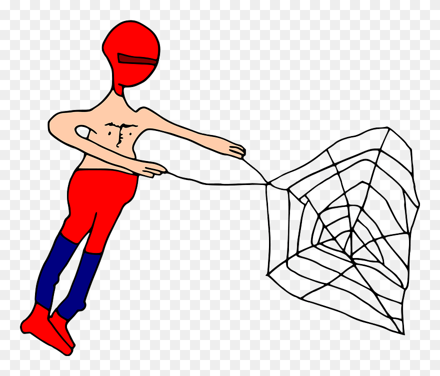 Spiderman Clipart - Cartoon - Png Download