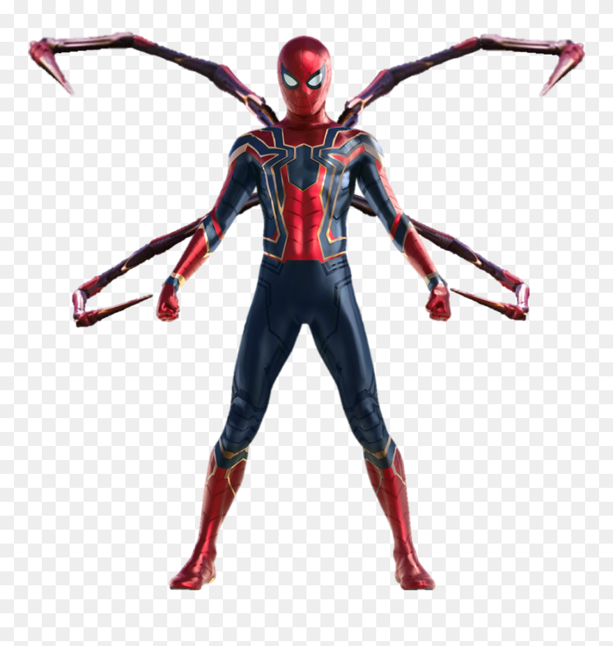 Iron Man Infinity War Png Spiderman Iron Spider - Spider Man Infinity War Drawing Clipart