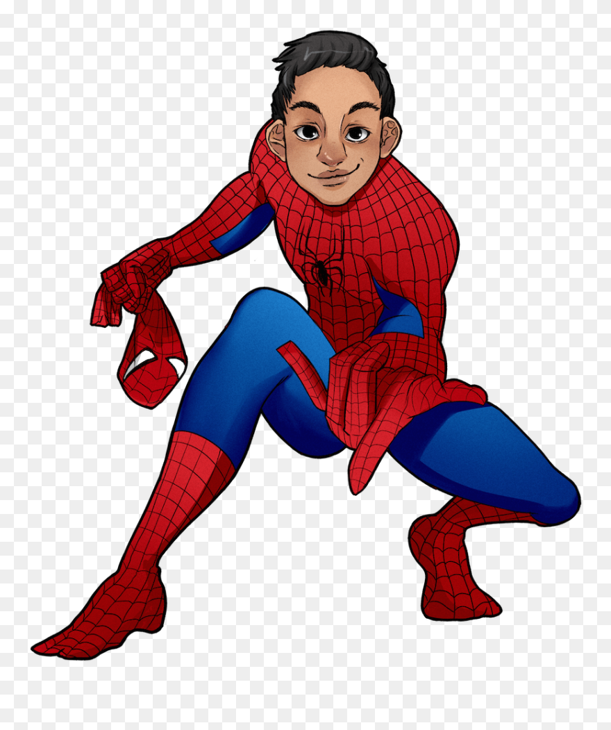 Julian As Spiderman By Arurmz Via Artcorgi - Spider Man Drawing Anime Clipart