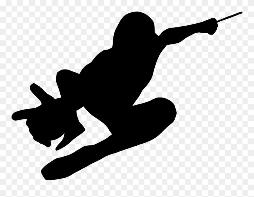 Spider Man Silhouette Clipart