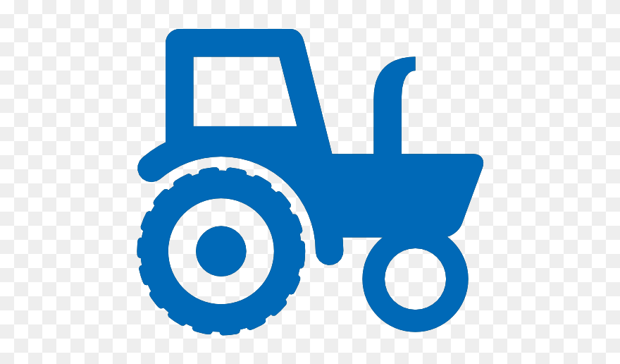 Transparent Tractor Clipart Black And White - Png Download