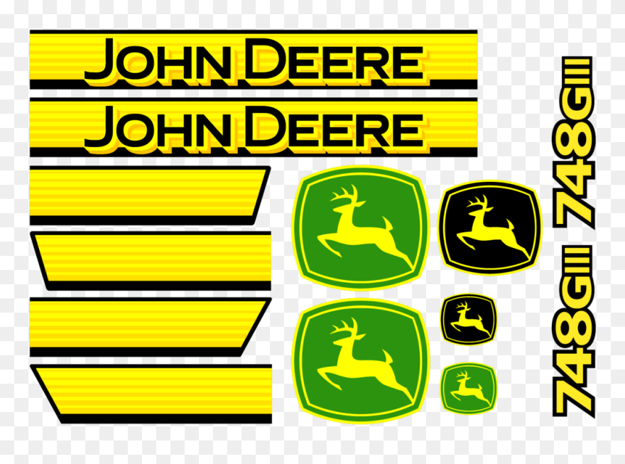 Deere 748g Iii Decal Set Clipart