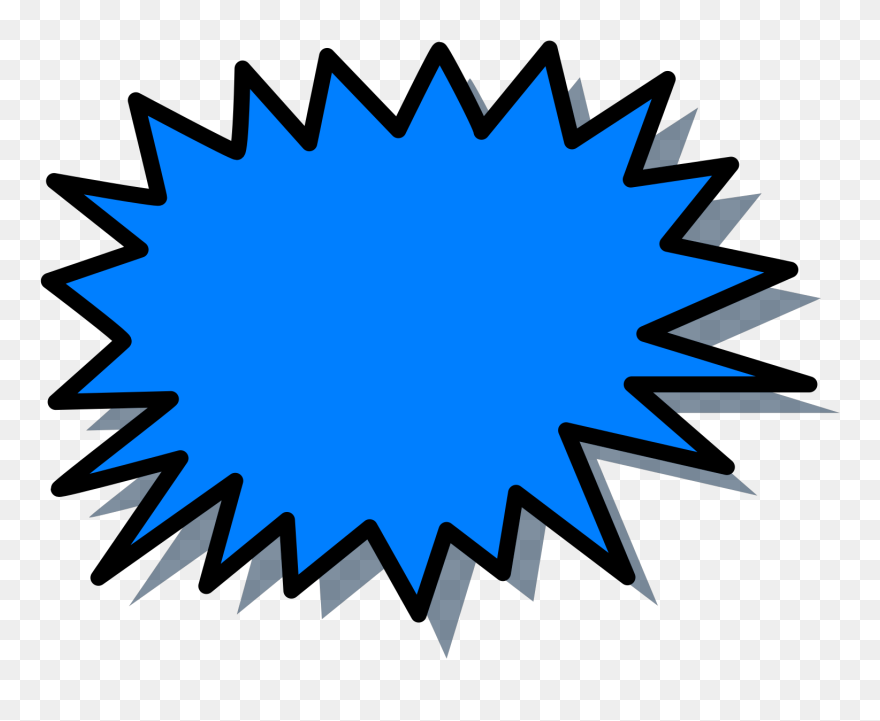 Blue Explosion Png Images - Comic Book Superhero Clipart Transparent Png