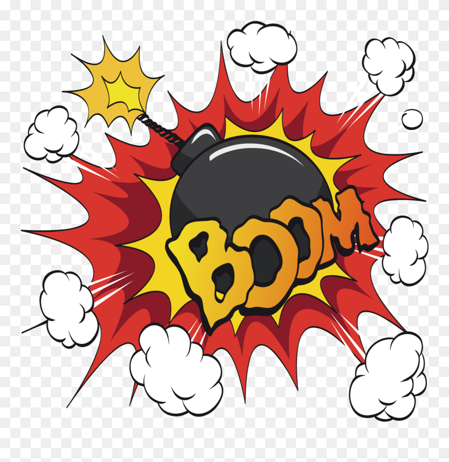 The Exploded Transprent Png - Bomb Explosion Clipart Transparent Png