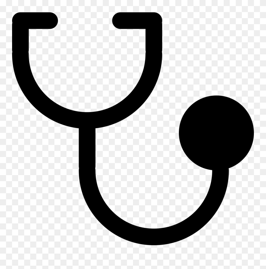 The Appliance Of Stethoscope - Icon Stetoscope Png Clipart