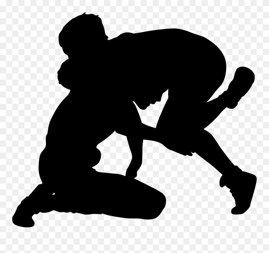 Wrestling Grappling Wall Decal Sport - Wrestling Vinyl Decals Clipart