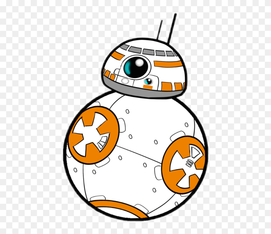 Transparent Bb8 Clip Art - Cartoon Star Wars Bb8 - Png Download