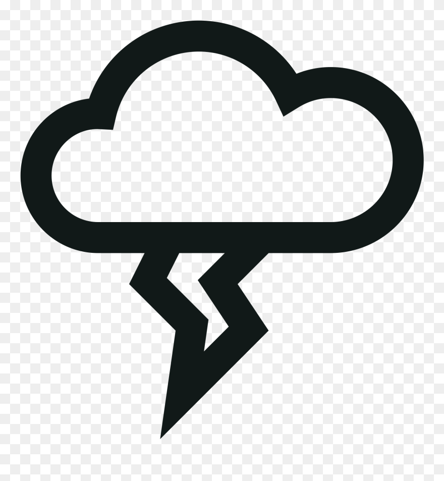 File Toicon Icon Lines - Thunder Svg Clipart