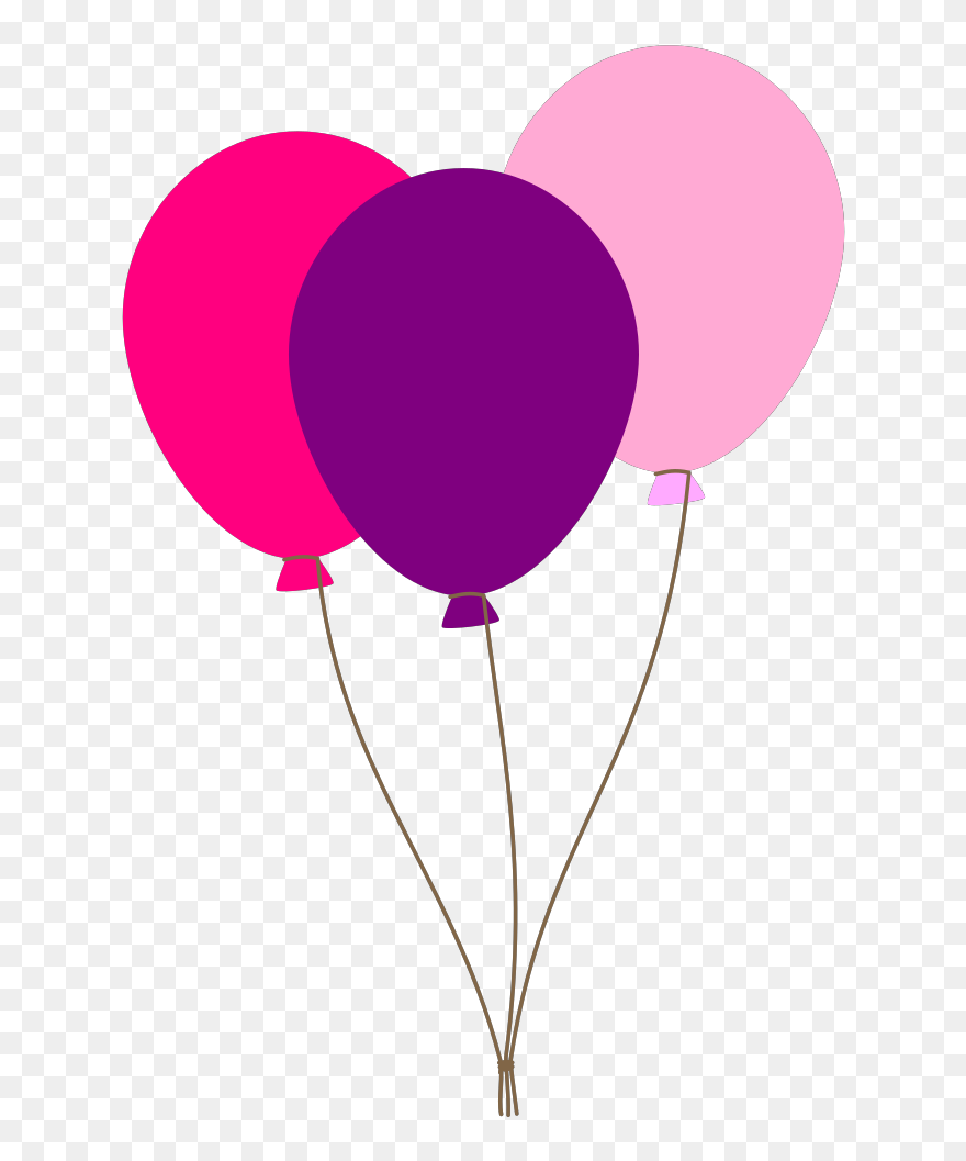 Blue Balloons Clip Art - Png Download