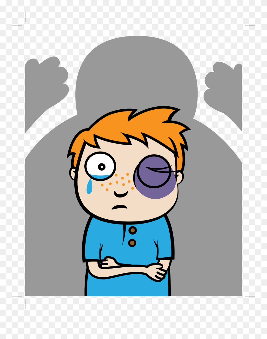 Drawn Scar Physical Bullying - Cartoon Victim Of Bullying Clipart