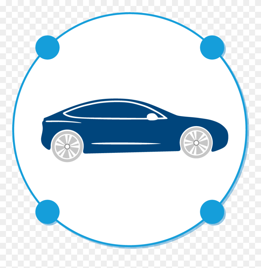 Tesla Clipart Transparent - Executive Car - Png Download