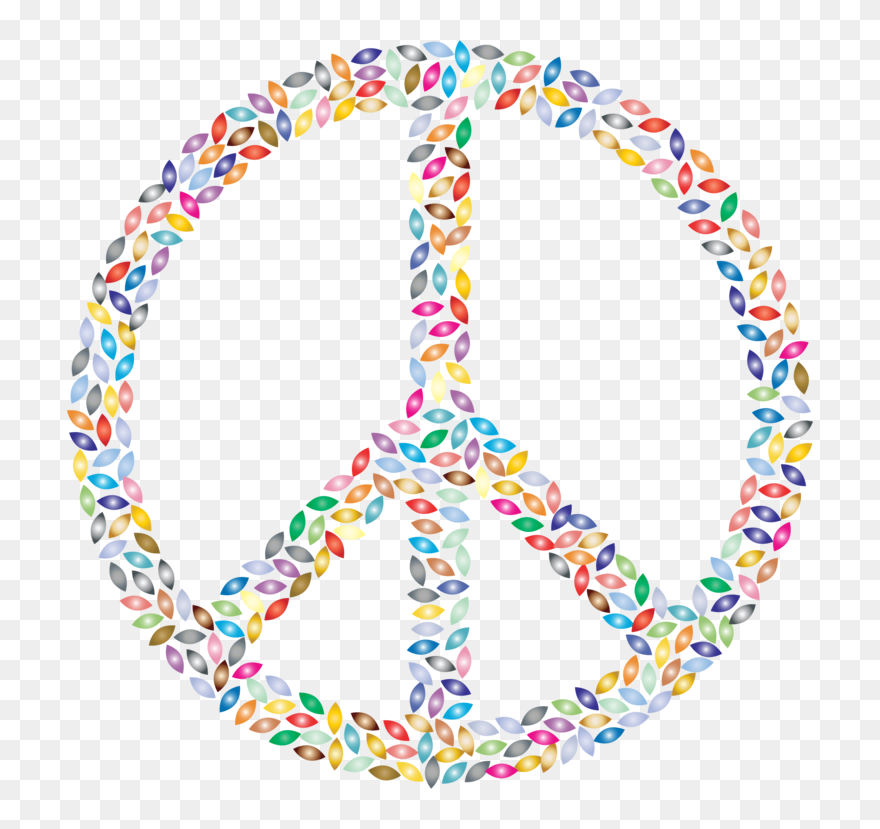 Transparent Free Peace Sign Clip Art - Circle - Png Download