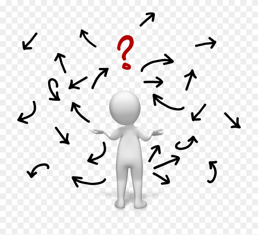 Feeling Overwhelmed Ask This Question - Calligraphy Clipart